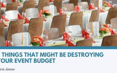 5 Things That Might Be Destroying Your Event Budget