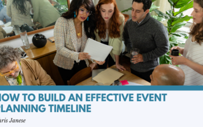 How to Build an Effective Event Planning Timeline