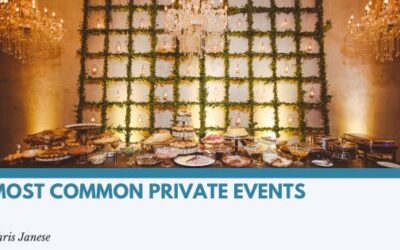 Most Common Private Events