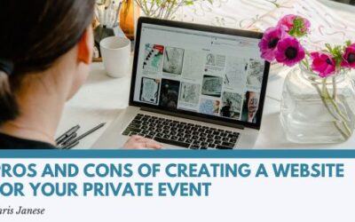 Pros and Cons of Creating a Website for Your Private Event