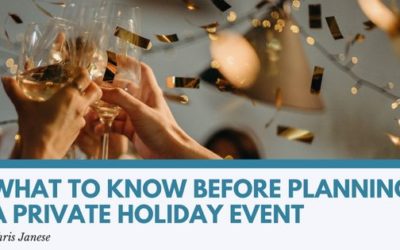 What to Know Before Planning a Private Holiday Event